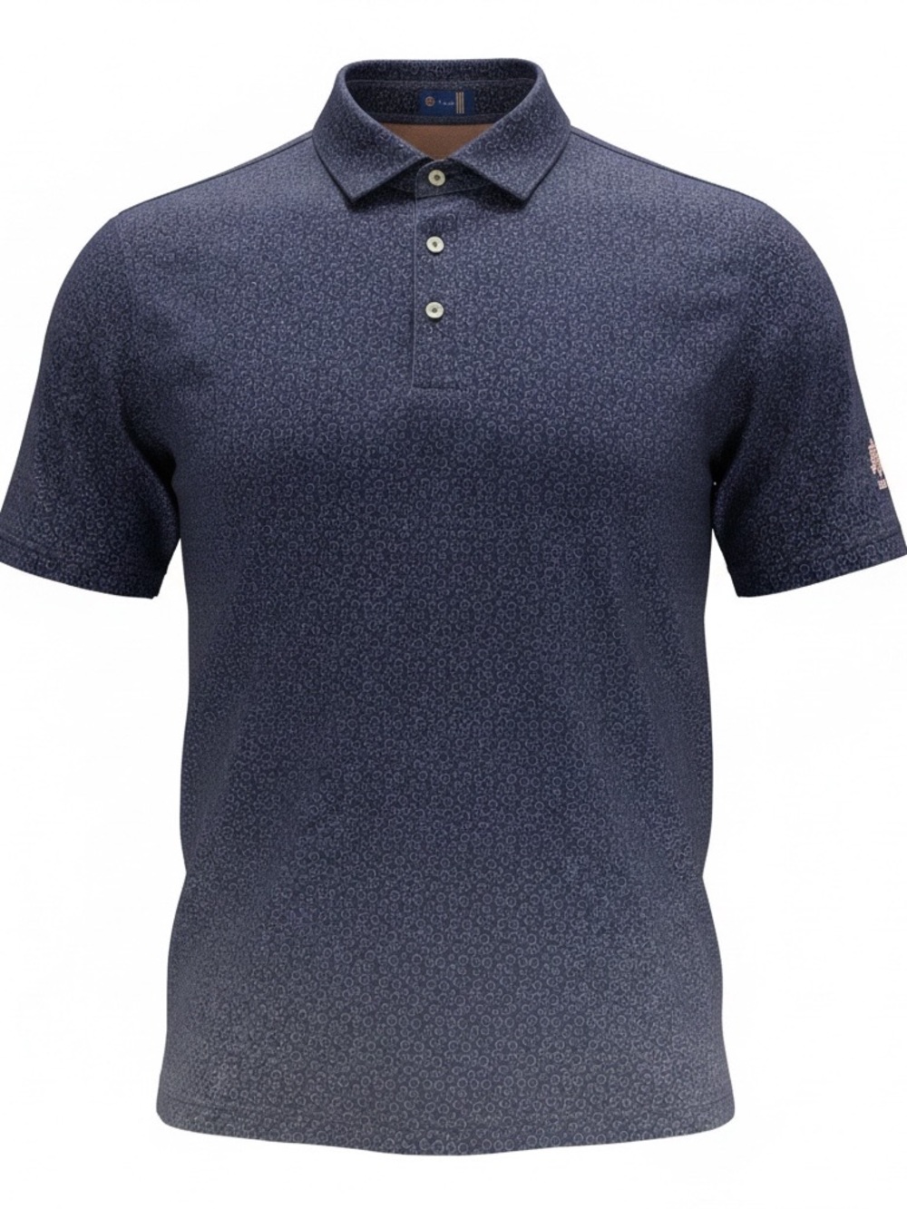 Stitch Golf Performance Polo Purple Bubble Print RCC 1911 Men’s Large